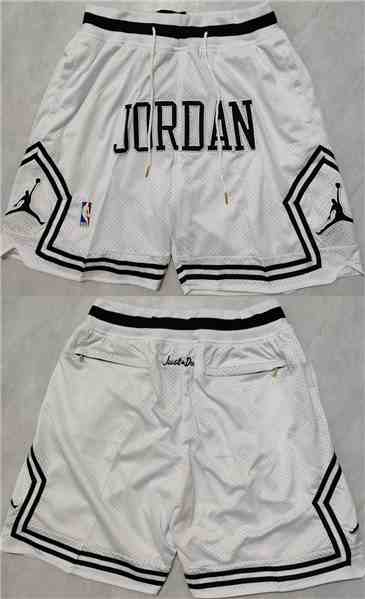 Men's Michael Jordan White Shorts