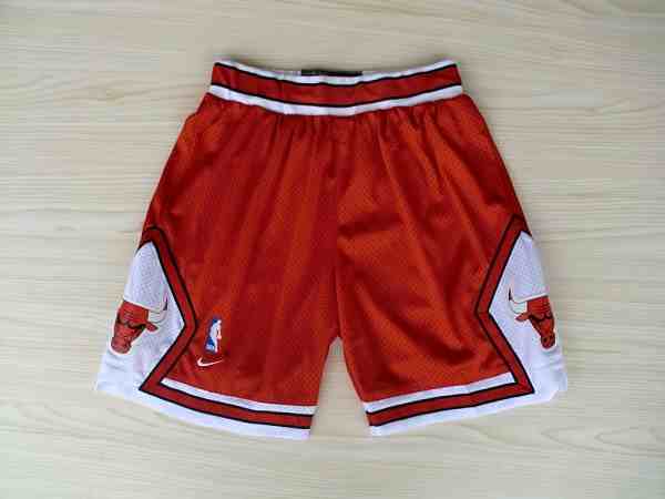 Chicago Bulls Red Nike Mesh NBA Shorts