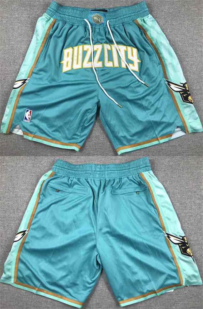 Men's Charlotte Hornets Teal Shorts