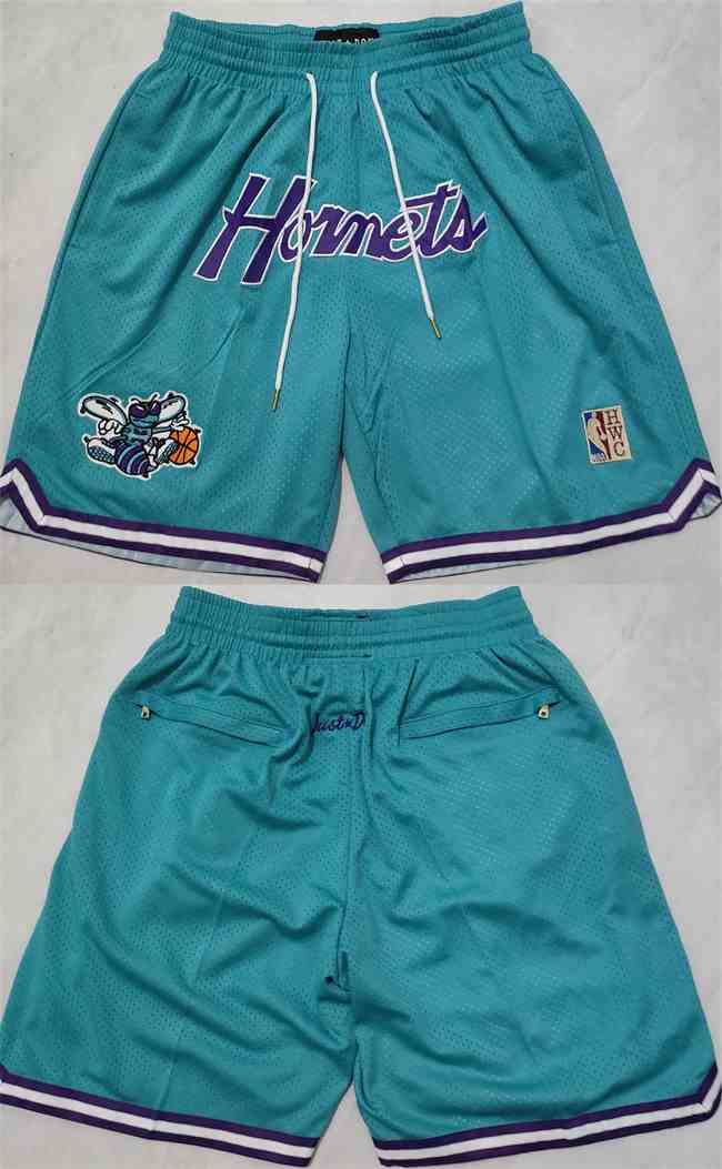 Men's Charlotte Hornets Teal  Shorts