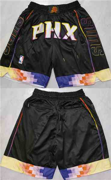 Men's Phoenix Suns Black Shorts (Run Small)