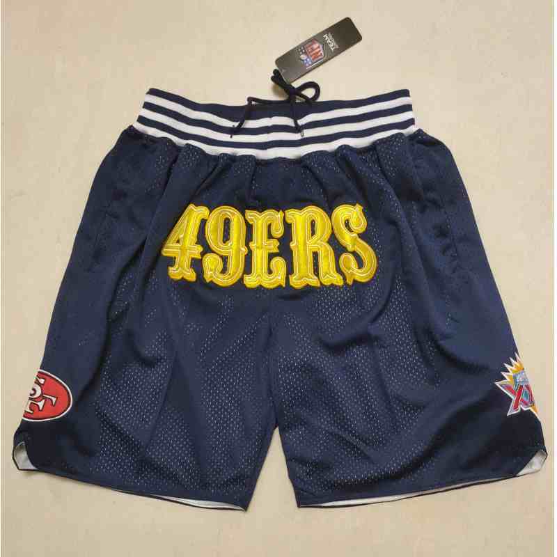 Men's San Francisco 49ers Deep blue pocket Shorts