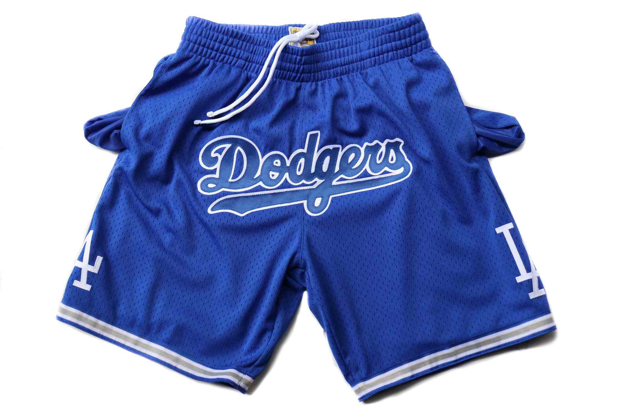 Men's Los Angeles Dodgers Blue Just Don Shorts Swingman  Shorts