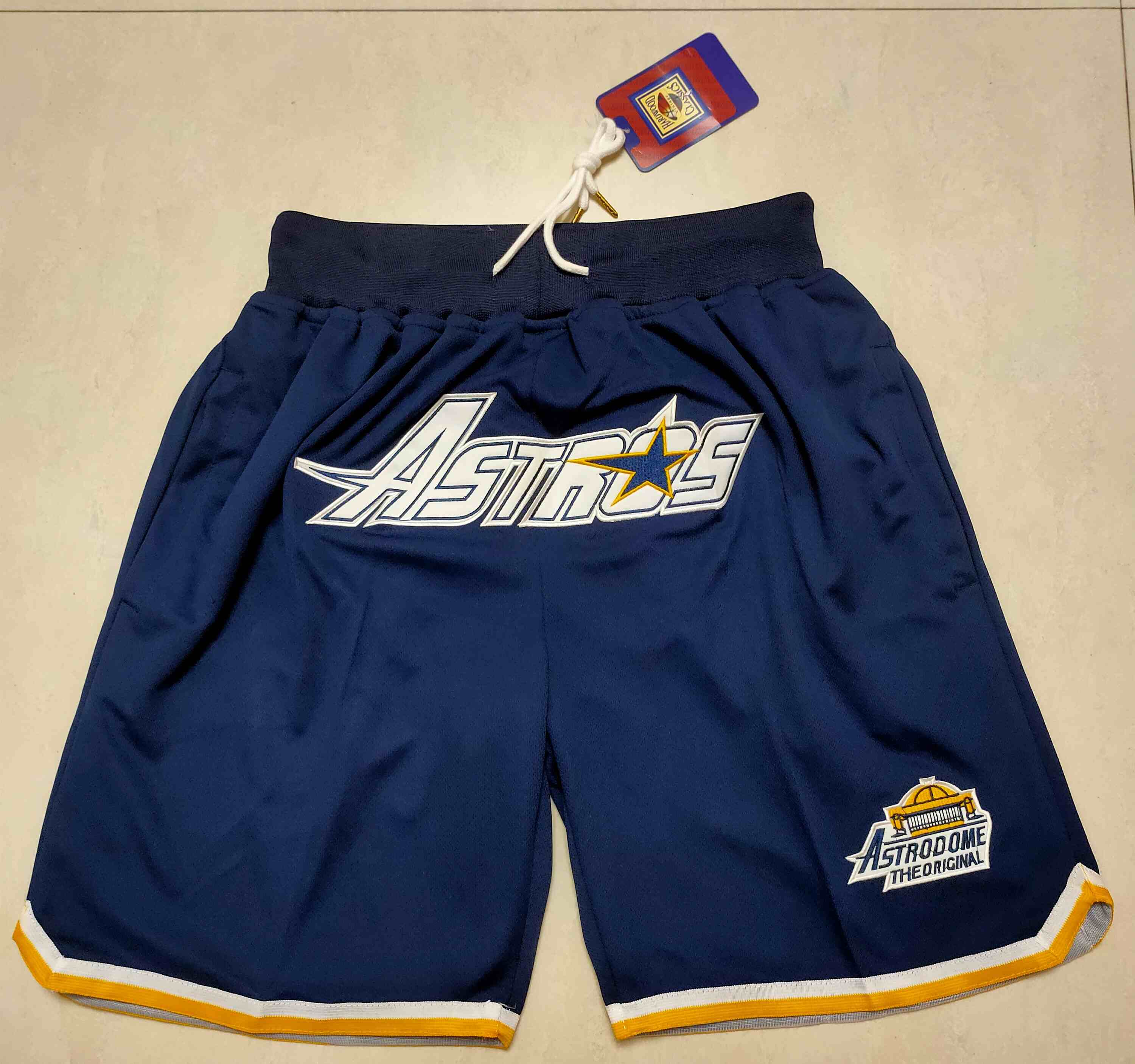 Men's Houston Astros Navy Franchise Performance Shorts