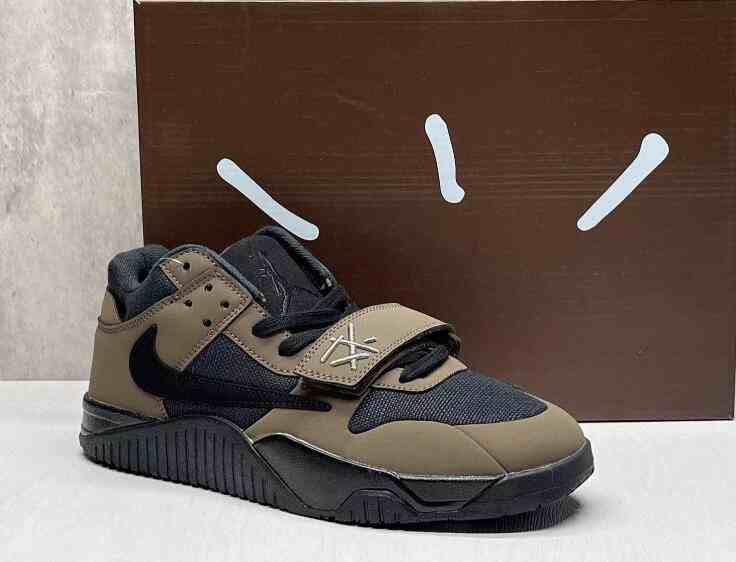 Travis Scott x Jordan Jumpman Jack “Sail” Black Brown US5.5～US13  shoes