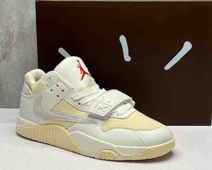 TRAVIS SCOTT X JORDAN JUMPMAN JACK  US5.5～US13  TR Travis White Cream Shoes