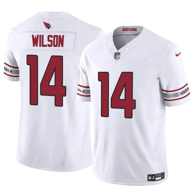 Men's Arizona Cardinals #14 Michael Wilson White 2025 F.U.S.E. Vapor Untouchable Limited Football Stitched Jersey