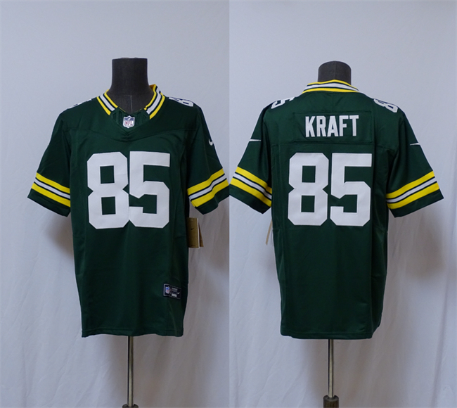 Men's Green Bay Packers #85 Tucker Kraft Green Vapor 2025 F.U.S.E. Limited Stitched Football Jersey