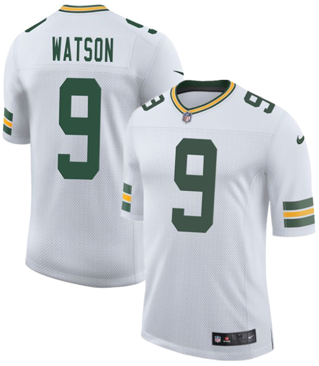 Men's Green Bay Packers #9 Christian Watson White 2025 New Vapor Untouchable Limited Stitched Football Jersey