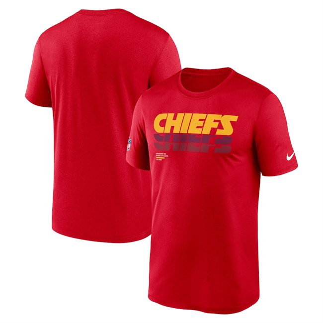 Men's Kansas City Chiefs 2025 Red Sideline Legend Dri-FIT T-Shirt
