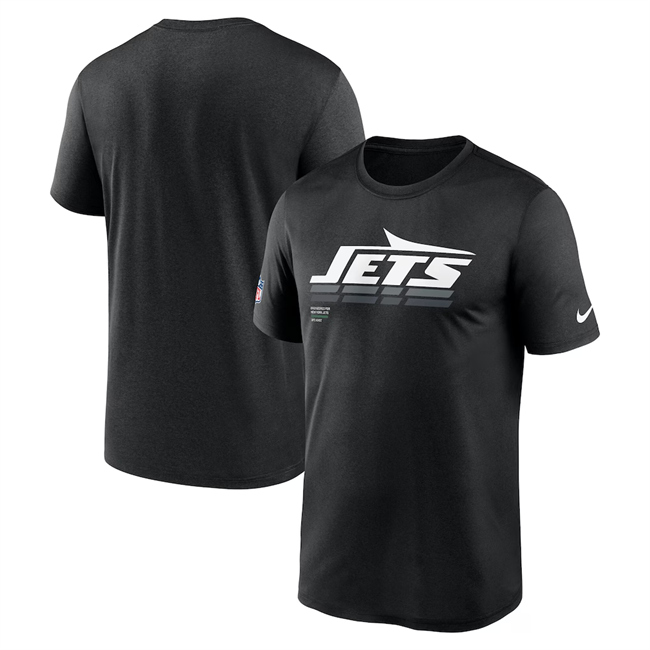 Men's New York Jets 2025 Black Sideline Legend Dri-FIT T-Shirt