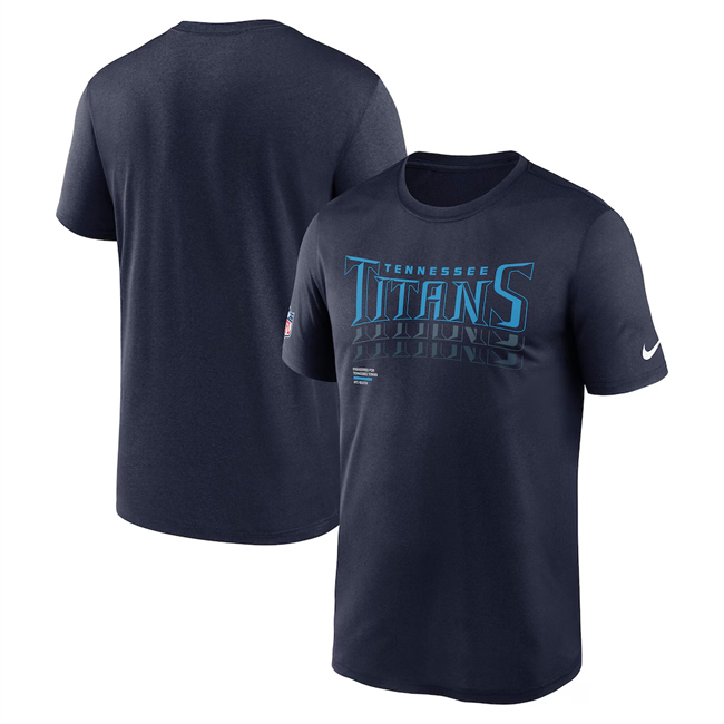Men's Tennessee Titans 2025 Navy Sideline Legend Dri-FIT T-Shirt