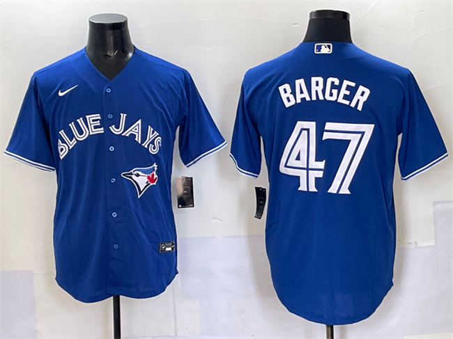 Men's Toronto Blue Jays #47 Addison Barger Royal Cool Base Stitched Baseball Jersey