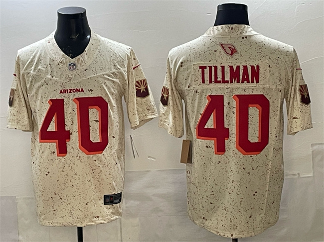 Men's Arizona Cardinals #40 Pat Tillman 2025 F.U.S.E. “Rivalries” Vapor Untouchable Limited Stitched Jersey