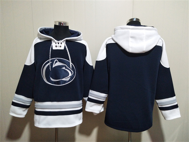 Men's Penn State Nittany Lions Navy Ageless Must-Have Lace-Up Pullover Hoodie