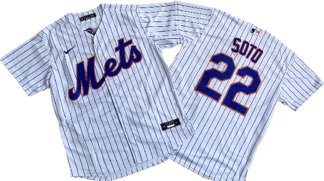 Men's New York Mets Juan Soto 22# Nike White Home Replica Player Jersey