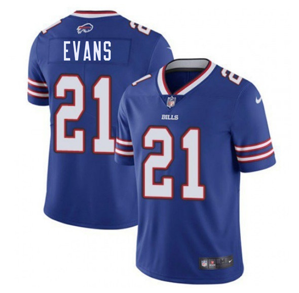 Men's Buffalo Bills #21 Darrynton Evans Blue 2025 Vapor Untouchable Limited Football Stitched Jersey