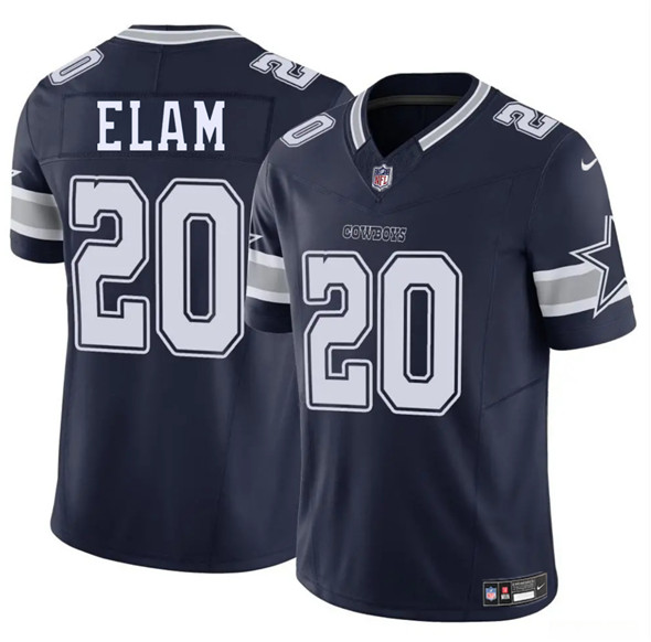 Men's Dallas Cowboys #20 Kaiir Elam Navy 2025 F.U.S.E. Vapor Untouchable Limited Football Stitched Jersey
