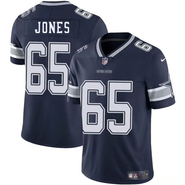 Men's Dallas Cowboys #65 Robert Jones Navy 2025 Vapor Untouchable Limited Football Stitched Jersey