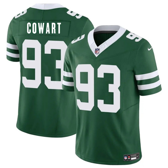 Men's New York Jets #93 Byron Cowart Green 2025 F.U.S.E. Vapor Untouchable Limited Football Stitched Jersey
