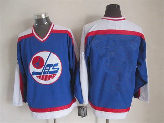 Men's Winnipeg Jets Blank 1979-80 Blue CCM Vintage Throwback Jersey