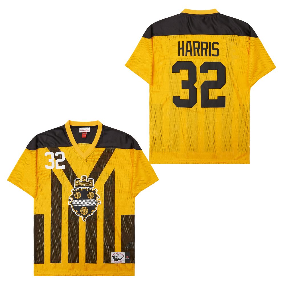 Men's  Pittsburgh Steelers #32 Franco Harris 1994 Mitchell & Ness Authentic Throwback Retired Player Jersey - Gold