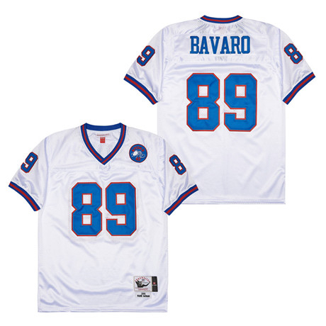 Men's New York Giants #89 Mark Bavaro  Mitchell & Ness Replica Jersey - White