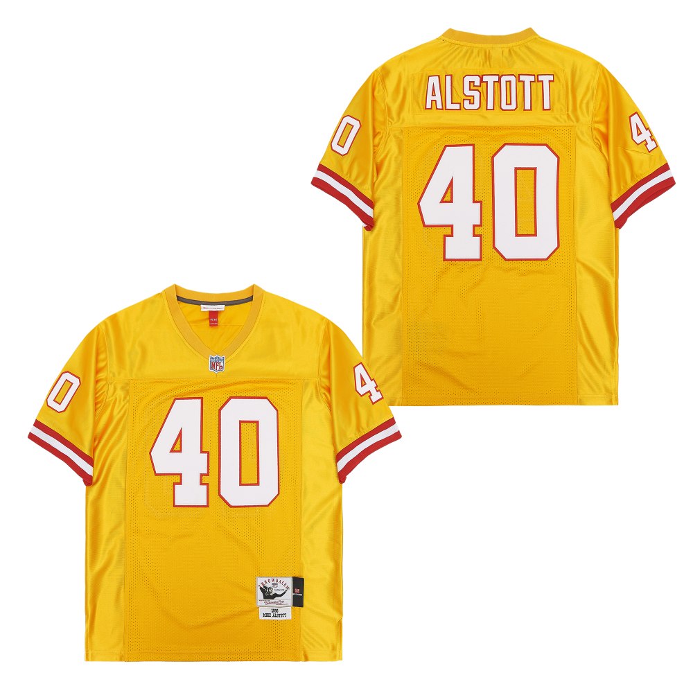 Men's Tampa Bay Buccaneers #40 Mike Alstott Mitchell & Ness Replica Jersey - Orange