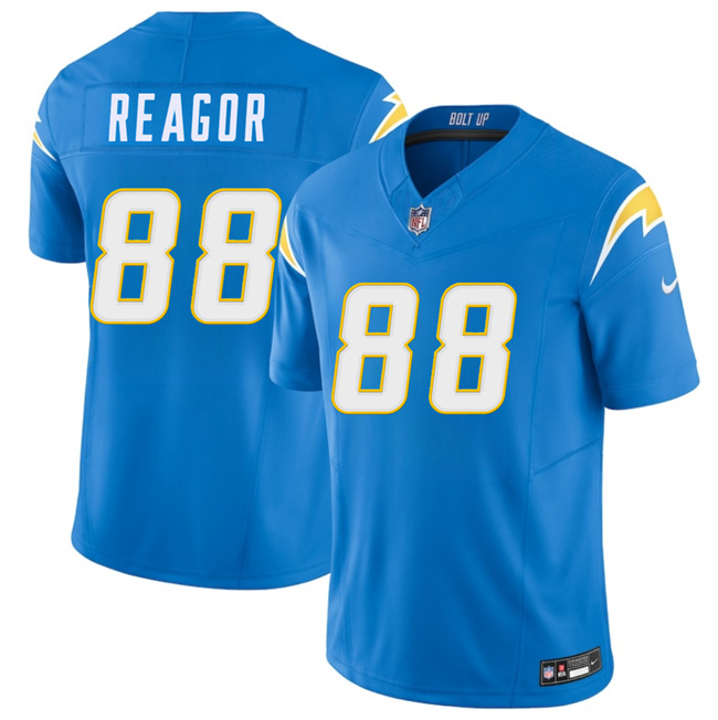 Men's Los Angeles Chargers #88 Jalen Reagor Blue 2025 F.U.S.E. Vapor Limited Stitched Football Jersey