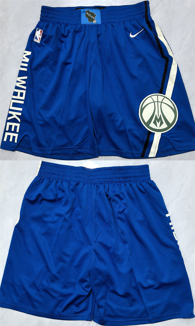 Men's Milwaukee Bucks Royal Shorts (Run Small)