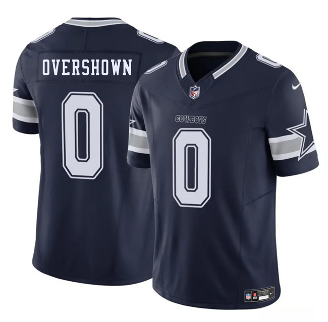 Men's Dallas Cowboys #0 DeMarvion Overshown Navy 2025 F.U.S.E Draft Vapor Untouchable Limited Stitched Football Jersey