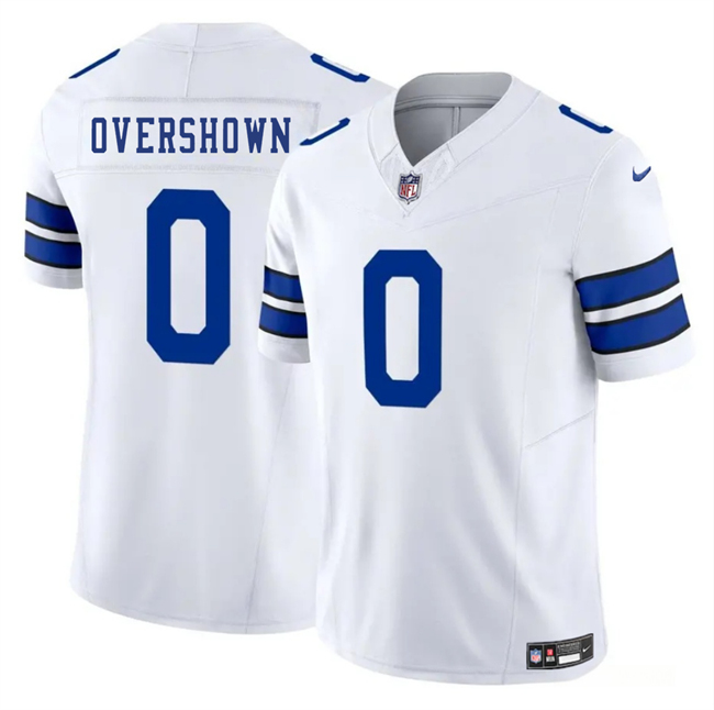 Men's Dallas Cowboys #0 DeMarvion Overshown White 2025 F.U.S.E Vapor Untouchable Limited Stitched Football Jersey