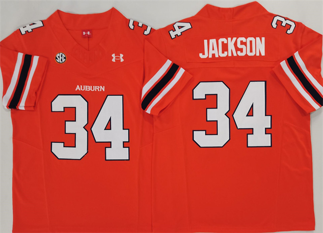 Men's Auburn Tigers #34 Bo Jackson Orange 2024 F.U.S.E. Limited Stitched Jersey