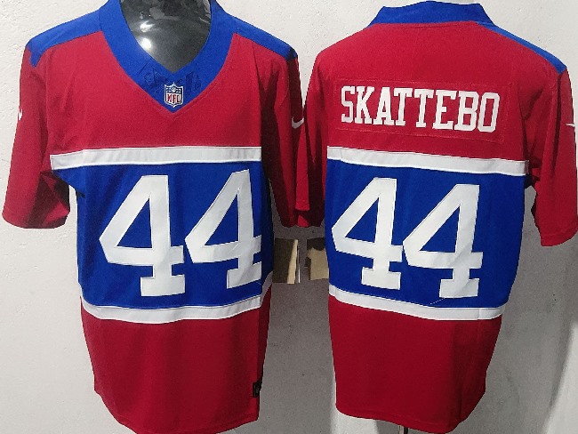 Men's New York Giants #44 Cam Skattebo  Red  F.U.S.E. Vapor Untouchable Limited Stitched Jersey