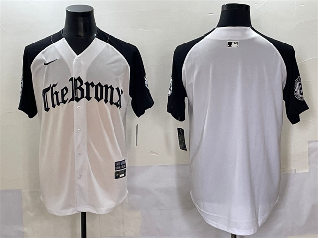 Men's New York Yankees Blank White Black 'Gothic Legacy Edition' Vapor Premier Limited Stitched Baseball Jersey