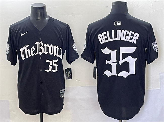 Men's New York Yankees #35 Cody Bellinger Black 'Gothic Legacy Edition' Vapor Premier Limited Stitched Baseball Jersey