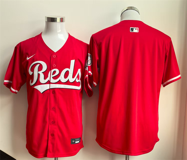 Men's Cincinnati Reds Blank Red Limited Stitched Baseball Jersey