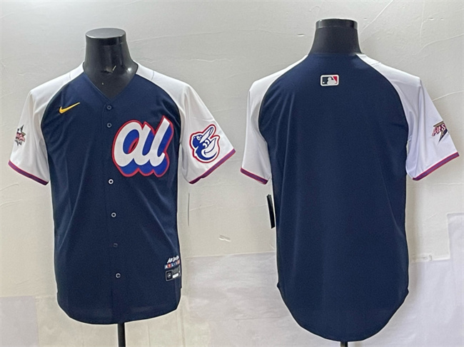 Men's American League Baltimore Orioles Blank Navy Alternate 2025 All-Star Edition Limited Stitched Baseball Jersey