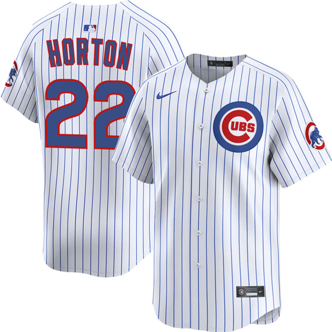 Men's Chicago Cubs #22 Cade Horton White Home Limited Stitched Baseball Jersey