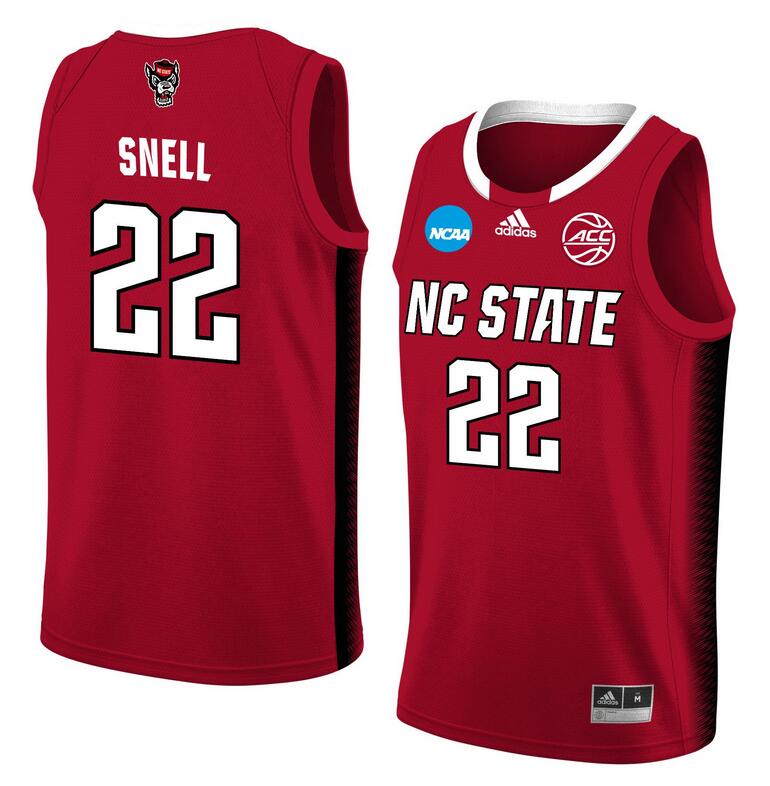Men's NC State ACTIVE PLAYER Custom 2025 Red Stitched Basketball Jersey