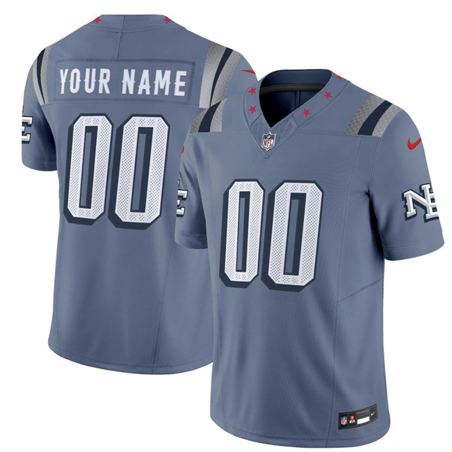Men's New England Patriots Active Player Custom 2025 F.U.S.E. “Rivalries” Vapor Limited Stitched Football Jersey
