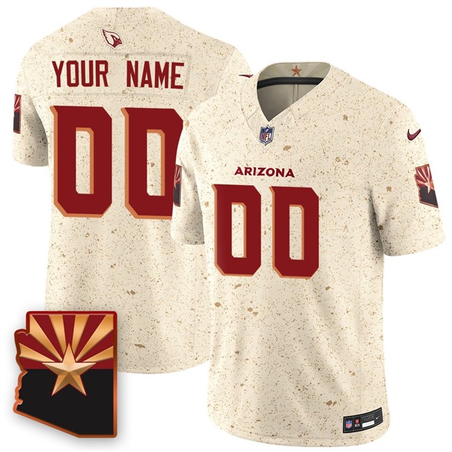 Men's Arizona Cardinals Active Player Custom 2025 F.U.S.E. “Rivalries” Vapor Untouchable Limited Stitched Jersey
