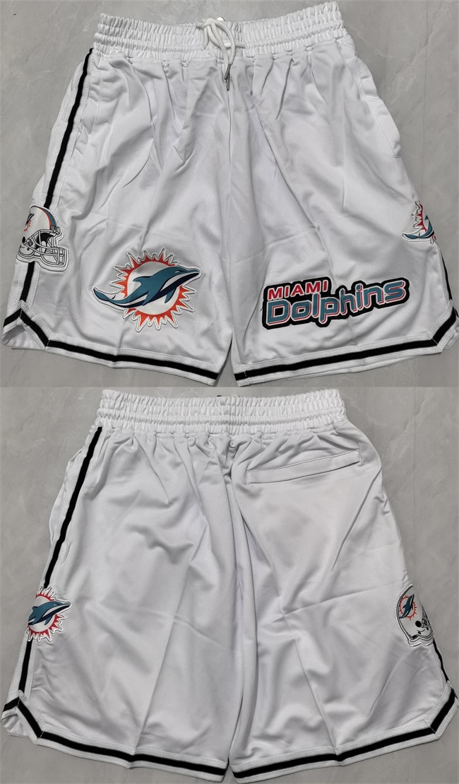 Men's Maimi Dolphins White Shorts (Run Small)