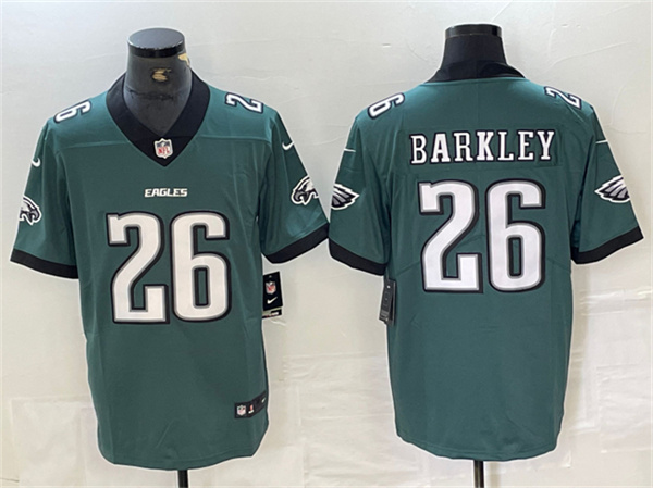 Men's Philadelphia Eagles #26 Saquon Barkley Green 2024 New Vapor Untouchable Limited Football Stitched Jersey