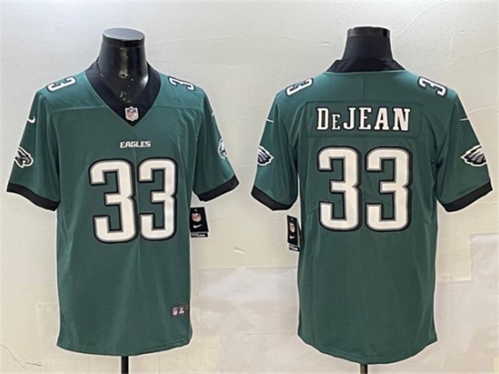 Men's Philadelphia Eagles #33 Cooper DeJean Green 2024 New Vapor Untouchable Limited Football Stitched Jersey