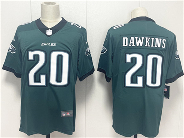 Men's Philadelphia Eagles #20 Brian Dawkins Green 2024 New Vapor Untouchable Limited Football Stitched Jersey