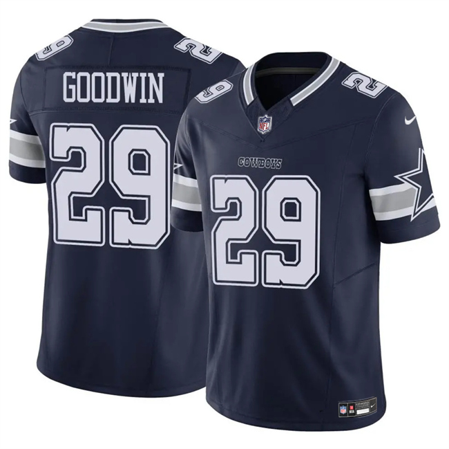 Men's Dallas Cowboys #29 C.J. Goodwin Navy 2025 F.U.S.E Vapor Untouchable Limited Stitched Football Jersey