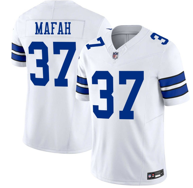 Men's Dallas Cowboys #37 Phil Mafah White 2025 F.U.S.E Vapor Untouchable Limited Stitched Football Jersey