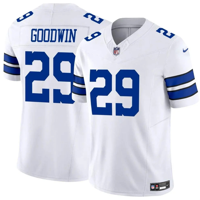 Men's Dallas Cowboys #29 C.J. Goodwin White 2025 F.U.S.E Vapor Untouchable Limited Stitched Football Jersey