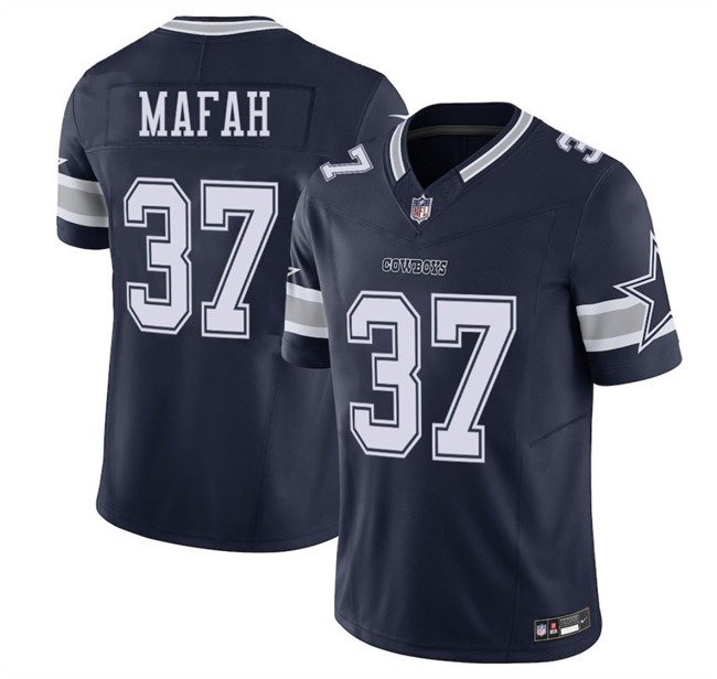 Men's Dallas Cowboys #37 Phil Mafah Navy 2025 F.U.S.E Draft Vapor Untouchable Limited Stitched Football Jersey